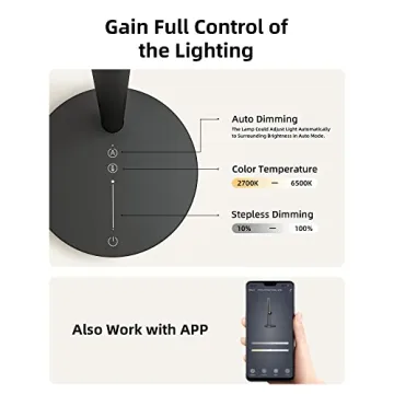 EZVALO Smart Desk Lamp - Voice Control & Eye-Care Technology