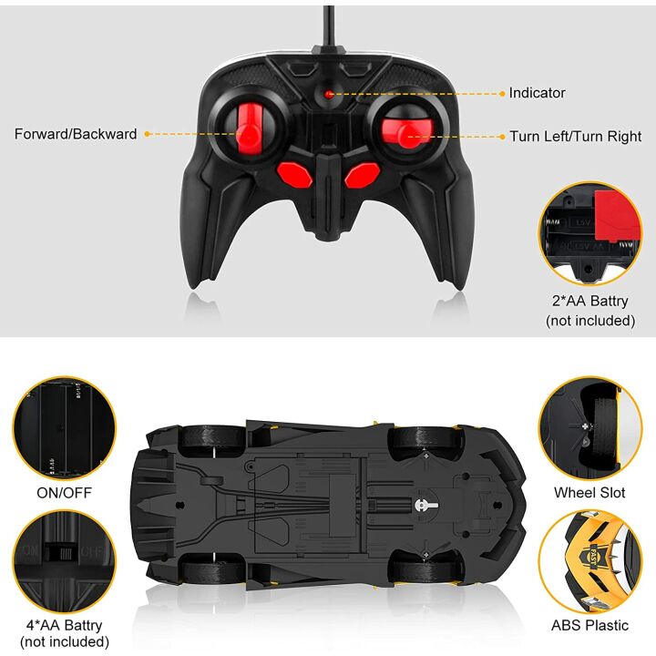 Growsland Remote Control Racing Car for Kids