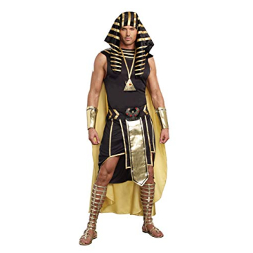Dreamgirl Adult King Tut Costume - Majestic Pharaoh Look for Men, Perfect for Halloween & Themed Par...