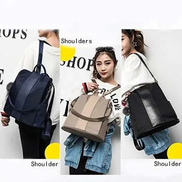 Stylish Waterproof Anti-Theft Backpack for Women