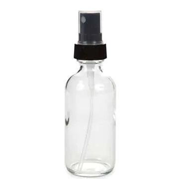 Vivaplex 6 Clear Glass Mist Spray Bottles for Travel and Essential Oils