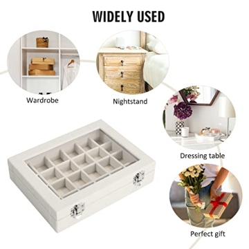 Vicoter Velvet Jewelry Box for Elegant Jewelry Storage