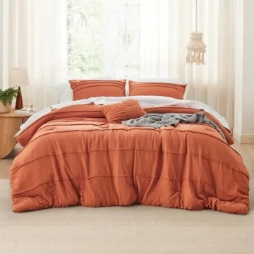 Bedsure King Size Comforter Set - Stylish & Cozy 4 Pieces
