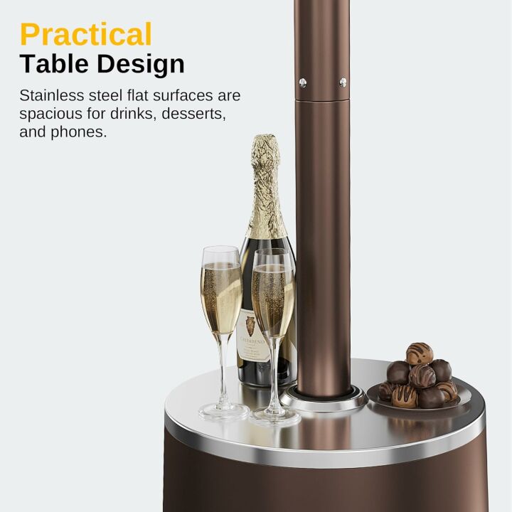 EAST OAK 50,000 BTU Patio Heater for Outdoor Warmth