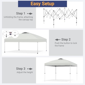 Favofamilie 10x10 Instant Canopy with Wheeled Bag