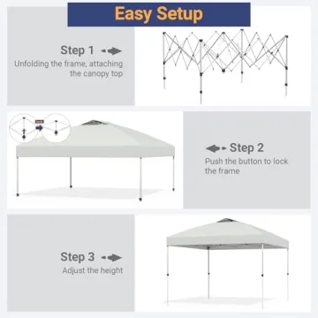 Favofamilie 10x10 Instant Canopy with Wheeled Bag