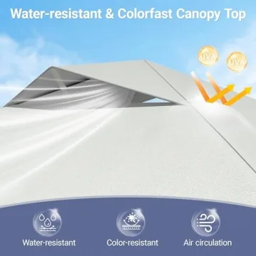 Favofamilie 10x10 Instant Canopy with Wheeled Bag