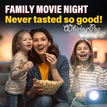 Original Whirley Pop Popcorn Maker for Perfect Movie Nights