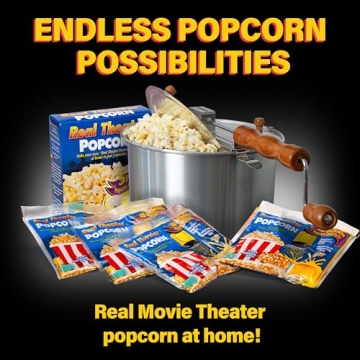 Original Whirley Pop Popcorn Maker for Perfect Movie Nights
