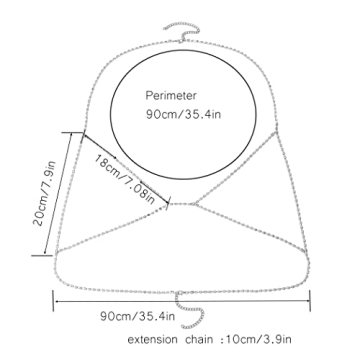 Sexy Rhinestone Body Chain Jewelry for Women Nightclub Bikini