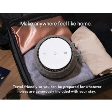 SNOOZ Smart White Noise Machine Real Fan Deep Sleep Travel