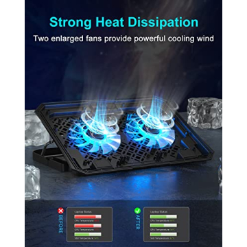 KeiBn Laptop Cooling Pad for Safe & Efficient Cooling