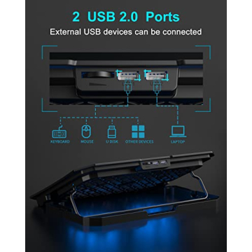 KeiBn Laptop Cooling Pad for Safe & Efficient Cooling