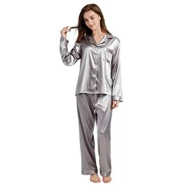 Tony & Candice Women's Satin Pajama Set – Elegant Loungewear