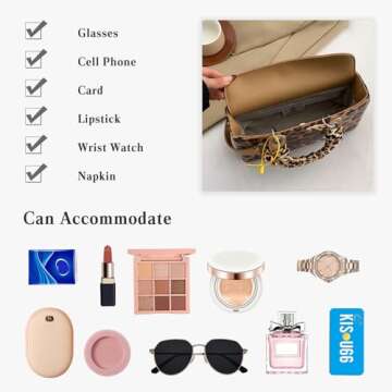 CORIOS Leopard Print Handbag for Women PU Leather Shoulder Bag Waterproof Crossbody Bag Fashion Messenger Bag Satchel Bag Elegant Hobo Bag Top Handle Bag Shopping Work Travel Tote Bag Khaki S