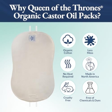 Queen of the Thrones Organic Castor Oil Pack for Liver
