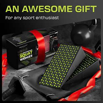 Squat Wedge Block Pair for Optimal Squat & Flexibility