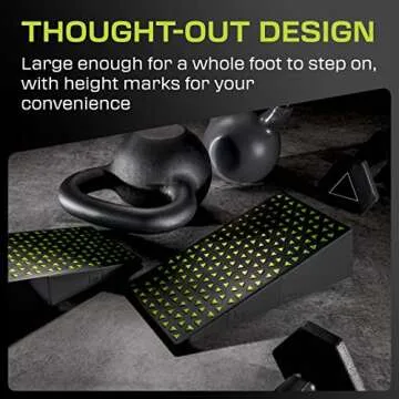 Squat Wedge Block Pair for Optimal Squat & Flexibility