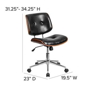 Sleek Low Back Ergonomic Office Chair for Ultimate Comfort