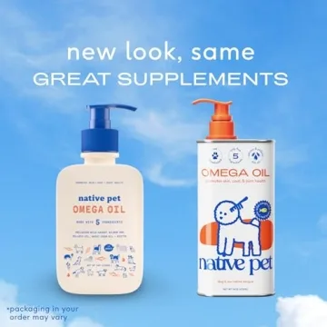 Native Pet Omega 3 Fish Oil for Dogs - 16 oz Liquid Pump