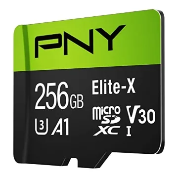 PNY 256GB Elite-X microSD Card - Fast, Reliable Storage Solution