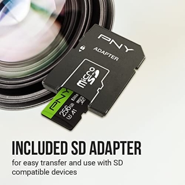 PNY 256GB Elite-X microSD Card - Fast, Reliable Storage Solution
