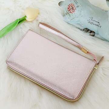 PENDELY Cash Envelope Wallet - Budget Wallet with Cash Envelopes,All in One Money Wallet Organizer f...