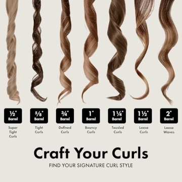 HOT TOOLS New and Improved 24K Gold Professional 1.5" Extended Barrel Curling Iron with Clamp for Loose Curls | 24K Gold Technology for Long-Lasting Results & Longer Barrel for Easy Styling