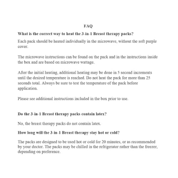 Lansinoh Breast Therapy Packs for Moms - Comfort & Relief