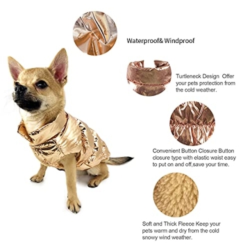 SunteeLong Waterproof Dog Jacket for Cold Weather