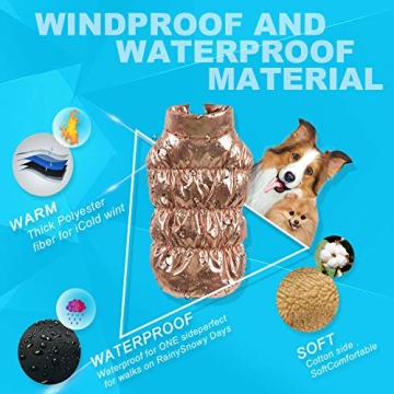 SunteeLong Waterproof Dog Jacket for Cold Weather