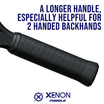 Xenon Vortex Platform Tennis Paddle | Oversize Head | Even Balance Point | Medium Firmness Foam Core | Power and Control | 4.25” Grip, Pink