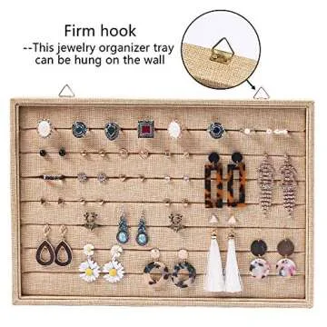 Stylish Coward Wall Mount Earring Holder for Jewelry