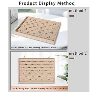 Stylish Coward Wall Mount Earring Holder for Jewelry