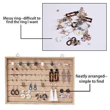 Stylish Coward Wall Mount Earring Holder for Jewelry