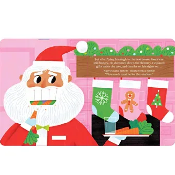 Santa Snack Board Book for Toddlers - Christmas Fun