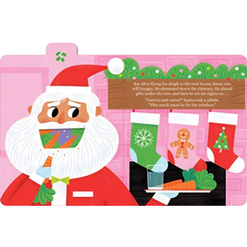Santa Snack Board Book for Toddlers - Christmas Fun