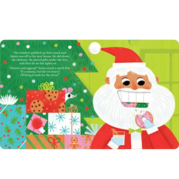 Santa Snack Board Book for Toddlers - Christmas Fun