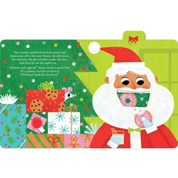 Santa Snack Board Book for Toddlers - Christmas Fun