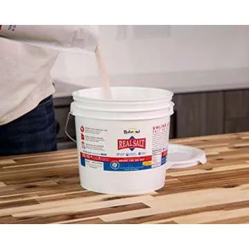 Redmond Real Sea Salt - Natural Unrefined Gluten Free Fine 10lb