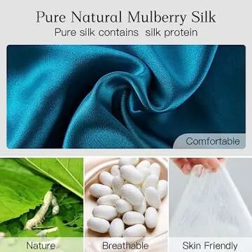 iCooBreeze Natural Silk Eye Mask for Ultimate Sleep Comfort