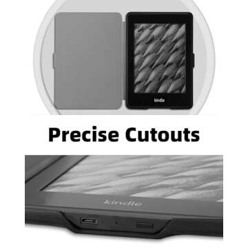 WALNEW Kindle Paperwhite 2012-2017 PU Leather Case