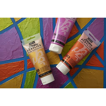 Pebeo Acrylic Fine Studio Paint - Precious Gold 100ml