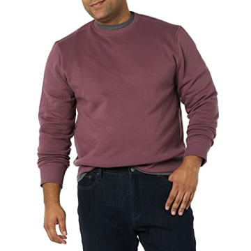 Comfort-Focused Amazon Essentials Men's Fleece Crewneck Sweatshirt