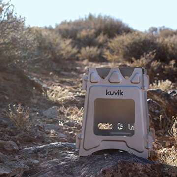 Kuvik Titanium Wood Stove - Compact and Portable Camping