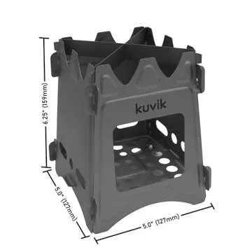 Kuvik Titanium Wood Stove - Compact and Portable Camping
