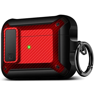 Maxjoy Airpods Pro 2nd Generation Case - Carbon Fiber Protective Shell