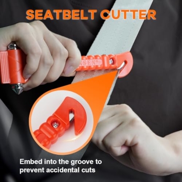 SINSEN Car Safety Hammer Set - Essential 2-in-1 Emergency Escape Tool