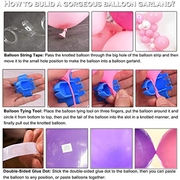 Beautiful Rose Gold Balloon Garland Arch Kit for Celebrations