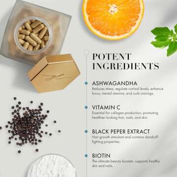 Goldie Locks Hair Growth Supplements Original Formula | Promotes Stronger & Healthier Hair | Vitamins that Enhance Hair, Skin, and Nails